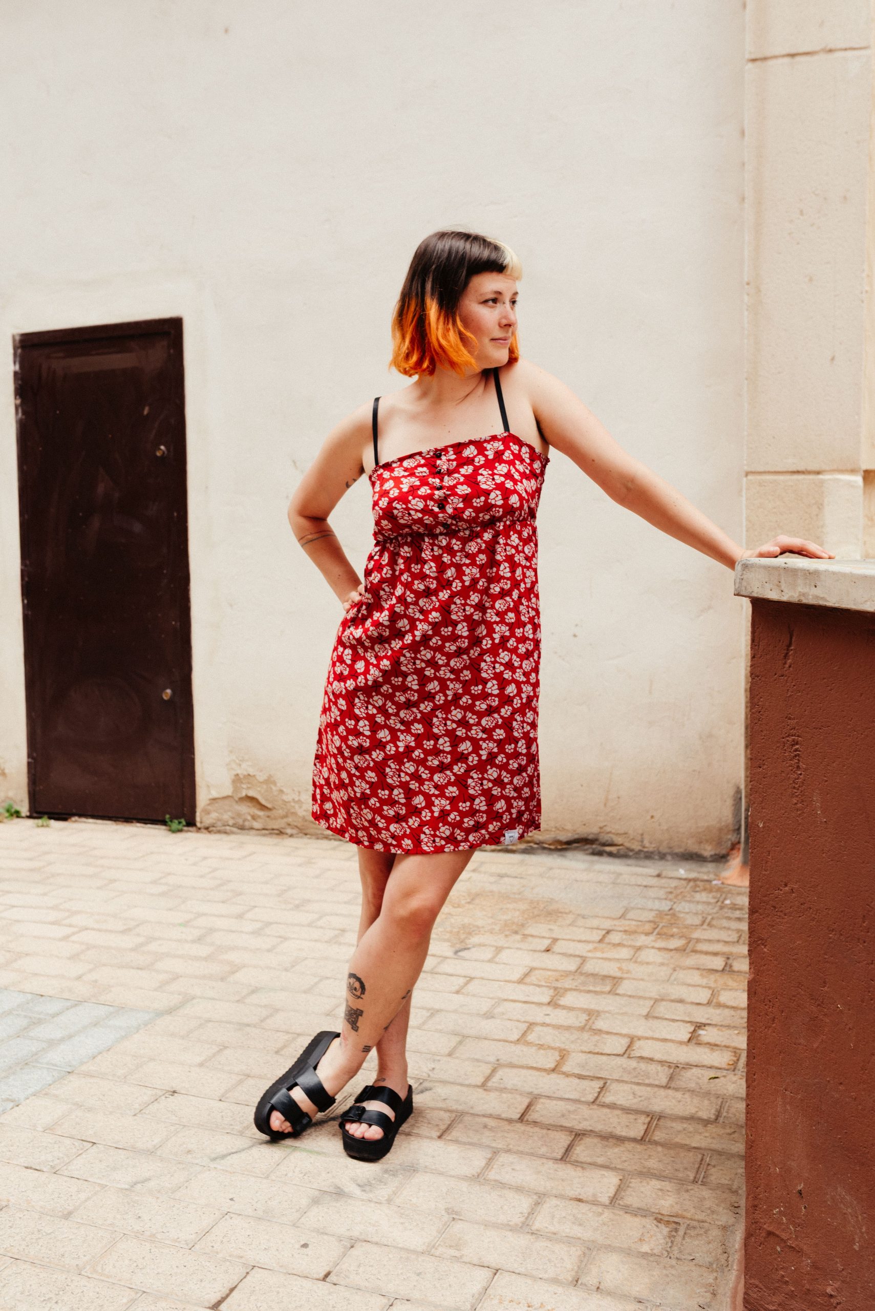 Vestido Button ▼ Red