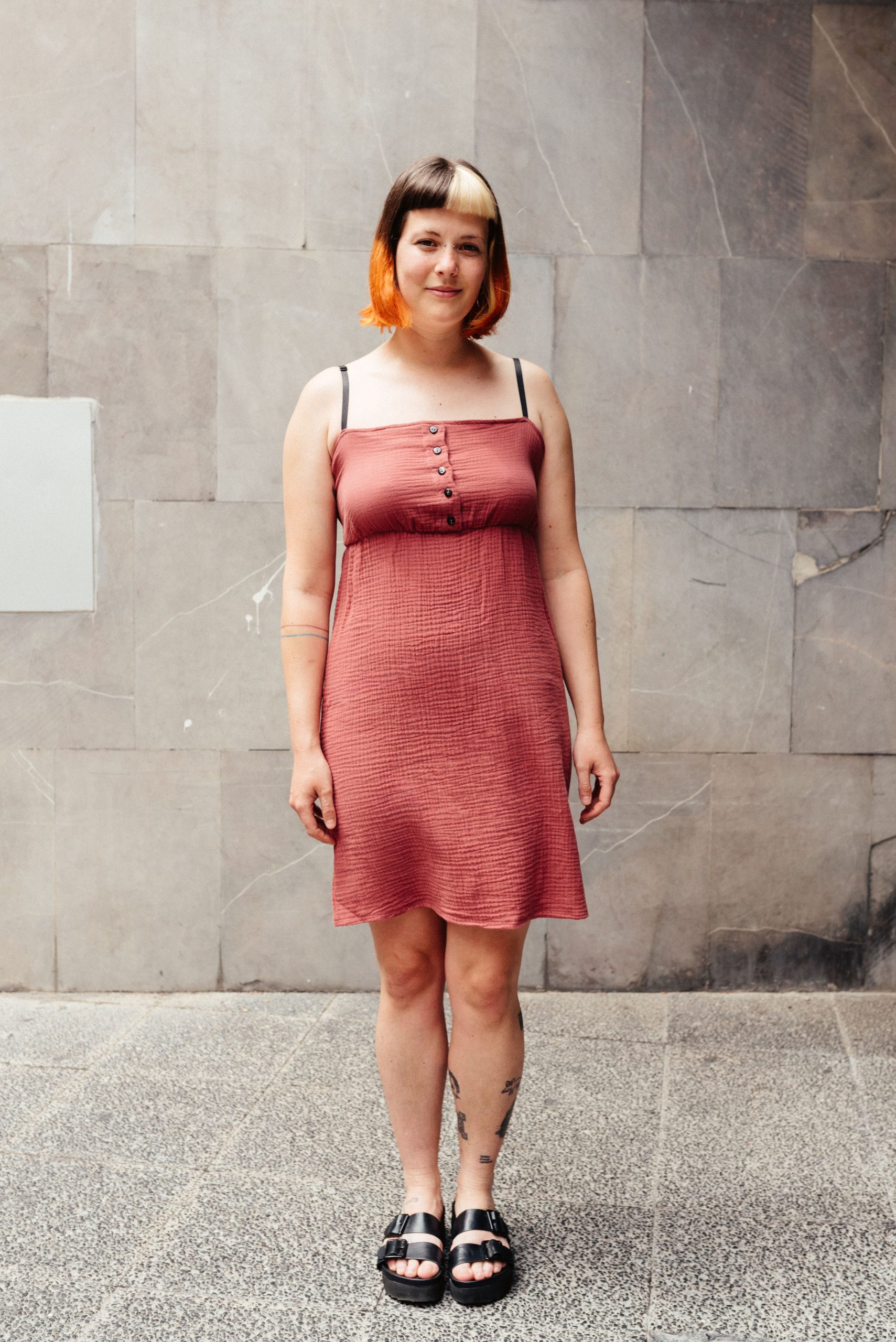 Vestido Button ▼ Rosa
