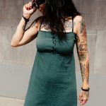 Vestido Button ▼  Verde