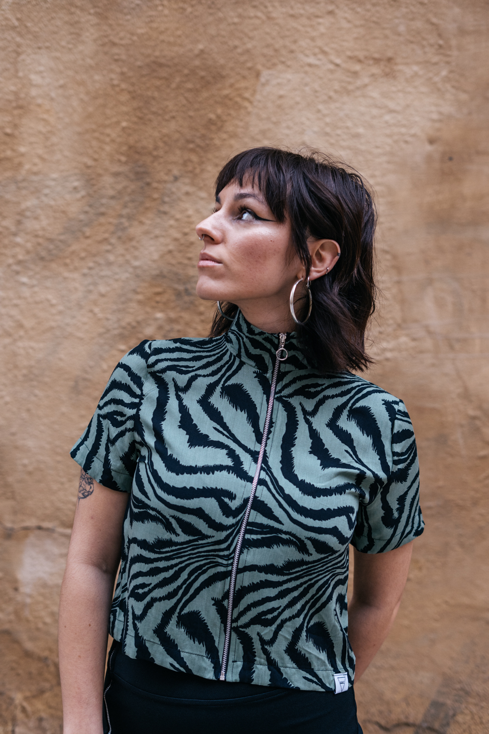 Camisa ▼ GREEN BLACK ZEBRA